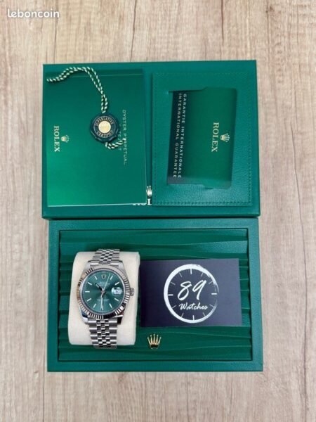 Rolex datejust 126334 « vert menthe »