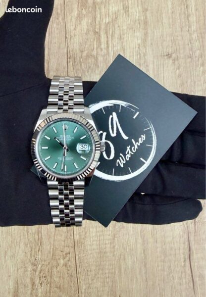 Rolex datejust 126334 « vert menthe »