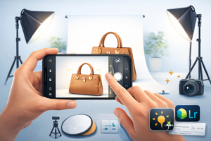 Photographie de produits : Comment transformer votre smartphone en studio pro pour vendre plus vite
