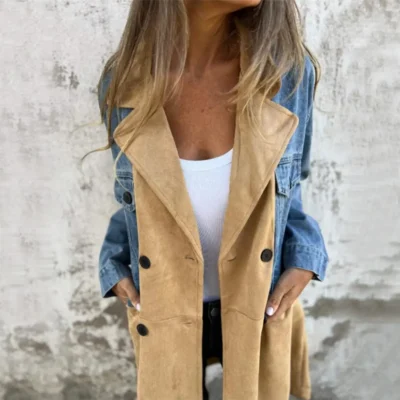 Veste en denim pour femme