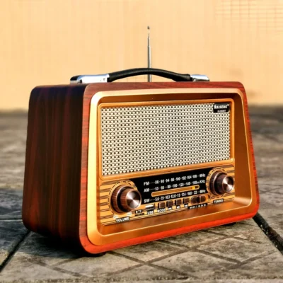 En Bois Radio Avec Wireles Bluetooth Lien USB